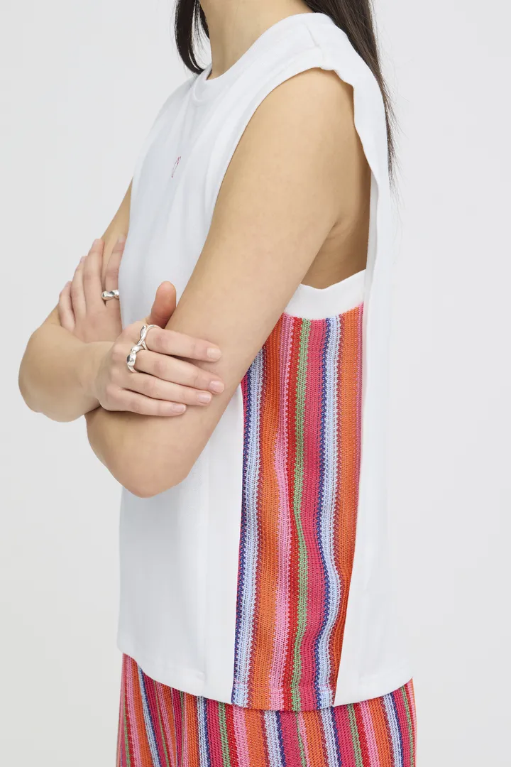Zena Sleeveless Top (Cloud Dancer) - Image 5