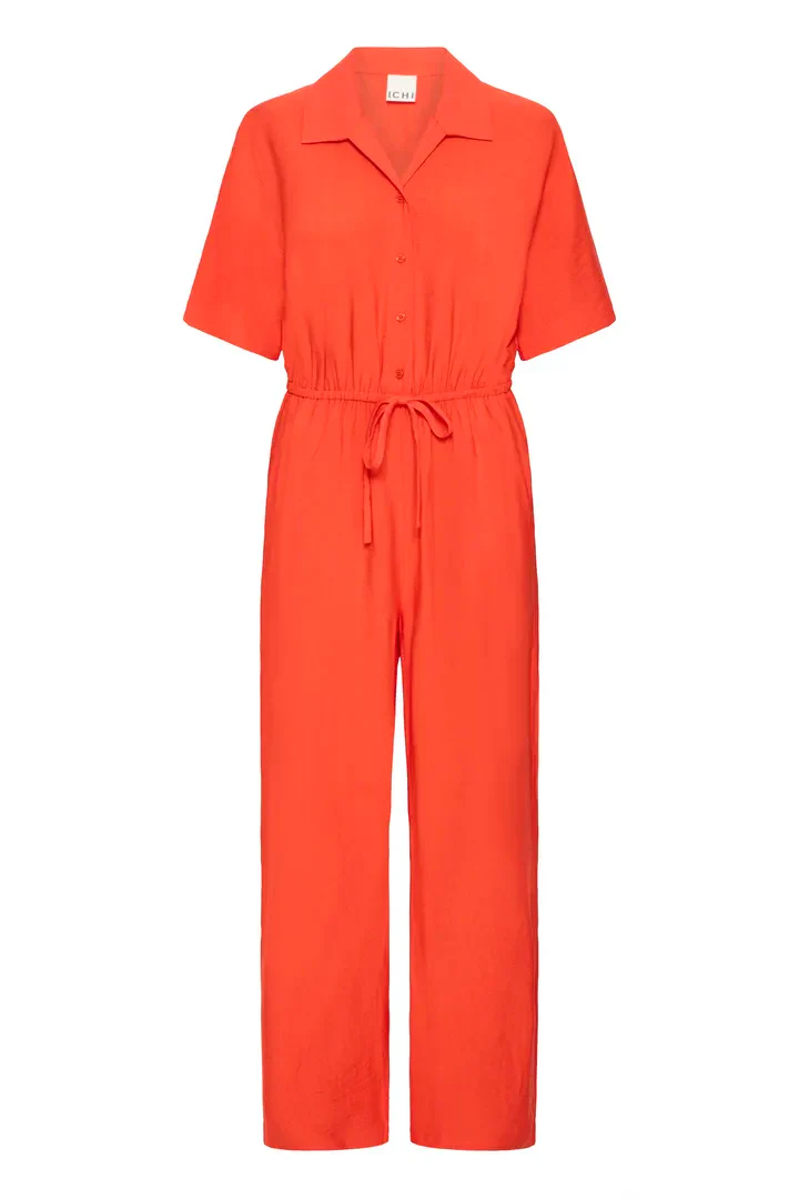 Zima Jumpsuit (Fiery Red) - Image 2