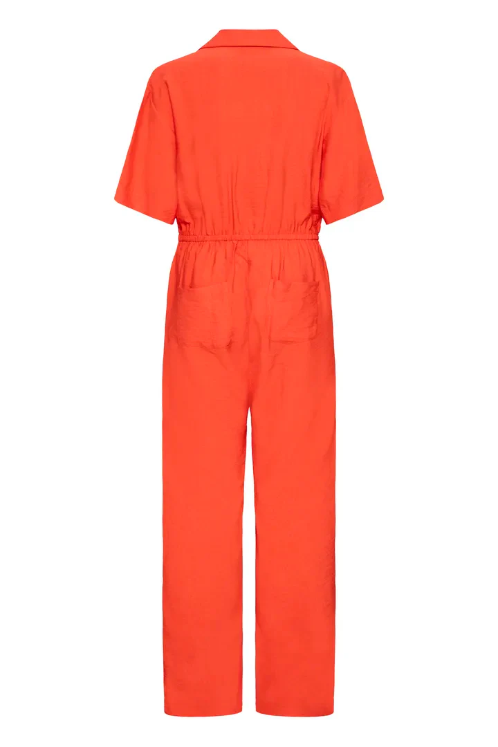 Zima Jumpsuit (Fiery Red) - Image 3